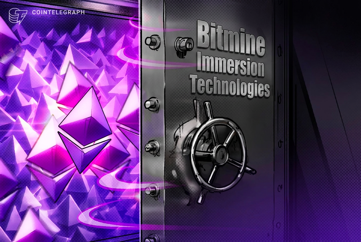 Bitmine Adquire Mais US$19,6 Milhões em ETH e Recompra 4,5 Milhões de Ações